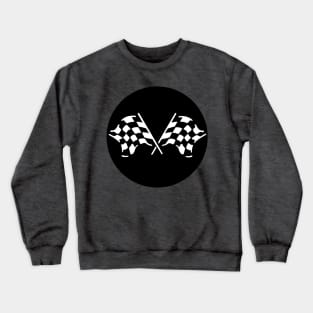 checkered flags Crewneck Sweatshirt